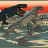 a_robot_t_rex_in_a_city__by_Katsushika_Hokusai_Seed-6064763_Steps-50_Guidance-7.5.png